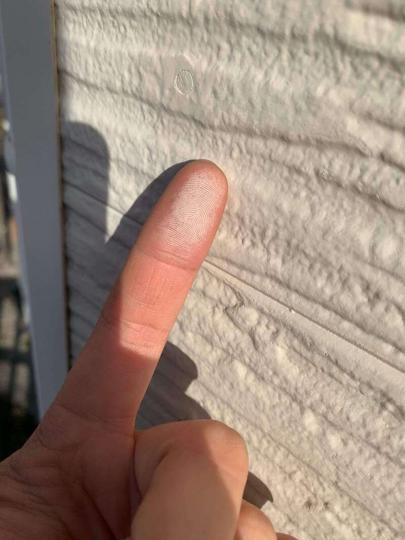 チョーキングが見られます。